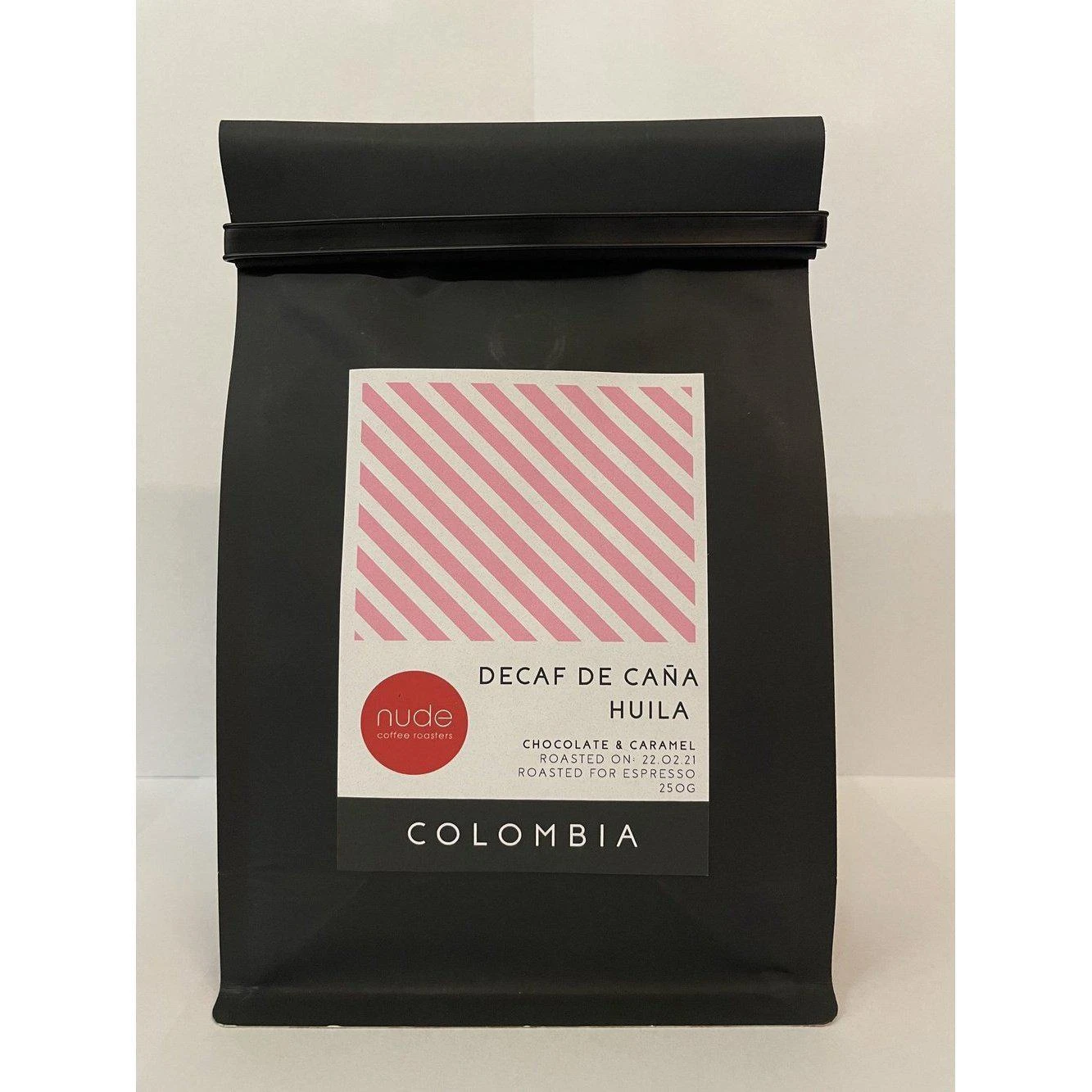 DecafNude.jpg Nude Coffee Roasters Decaf De Cana Huila By Nude Coffee