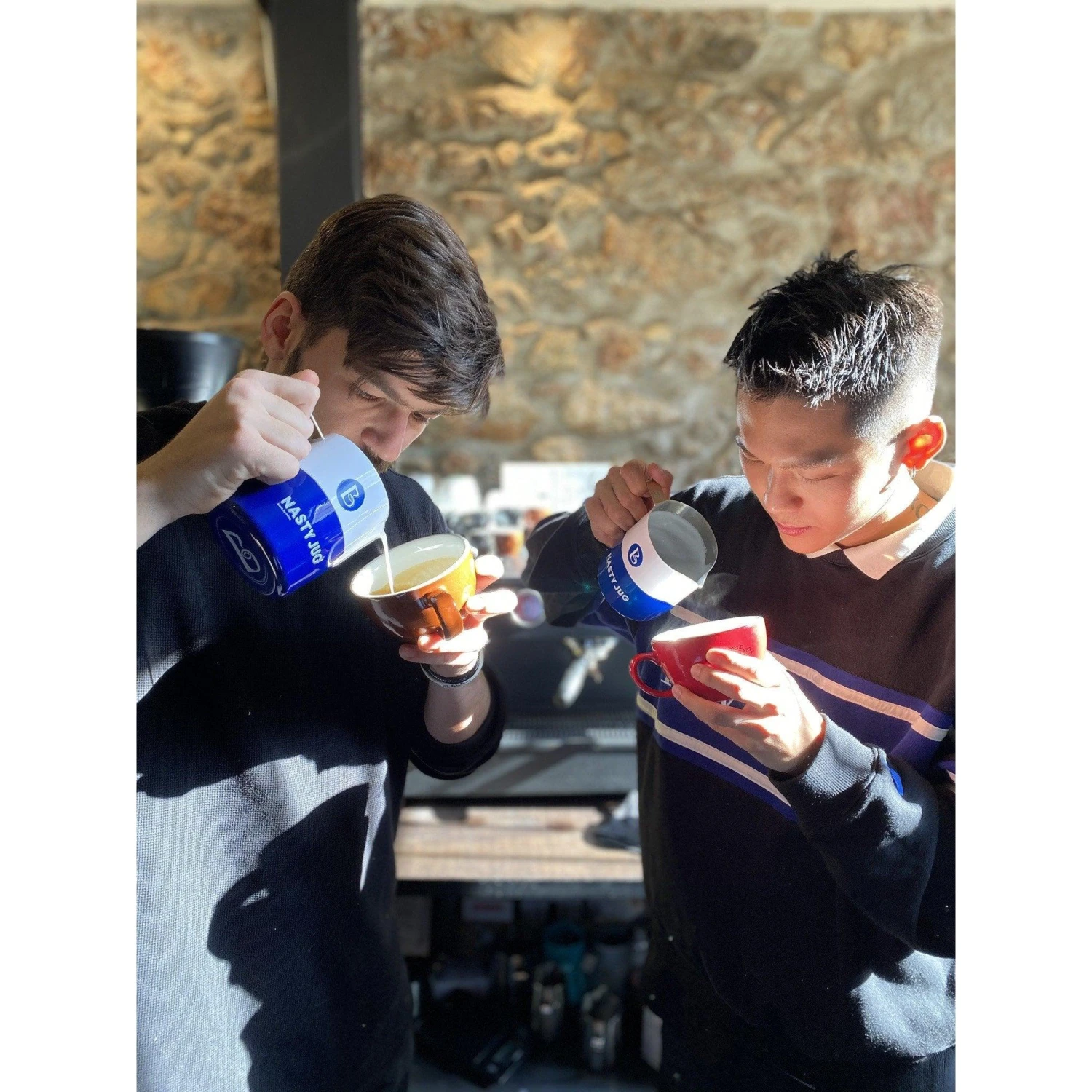 Irvine-with-Chris-1.jpg Milk Pitchers Brewista Nasty Jug By Irvine Quek