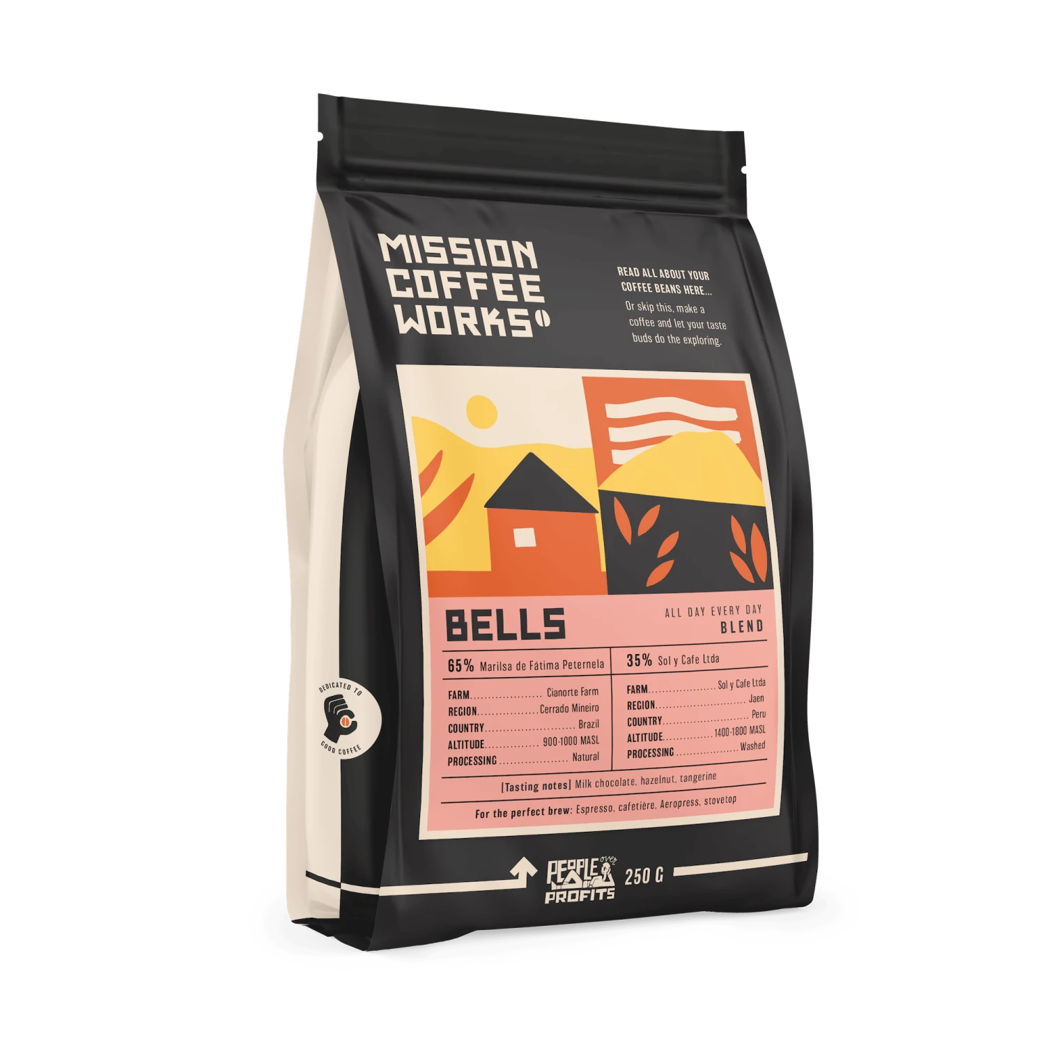 Mission_Bells_250g_BACK_1.png Bells Espresso By Mission Coffee Works