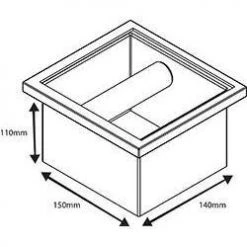 Rhino Coffee Gear Waste Bins Rhino Square Knock Chute