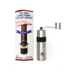 AeroPress And Rhino Small Hand Grinder