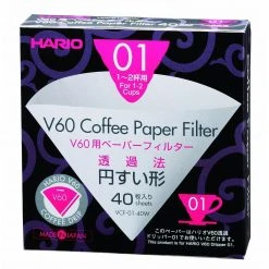 Hario Japan Hario V60 01 Filter Papers (40)