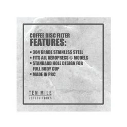 Ten Mile Stainless Steel Filter