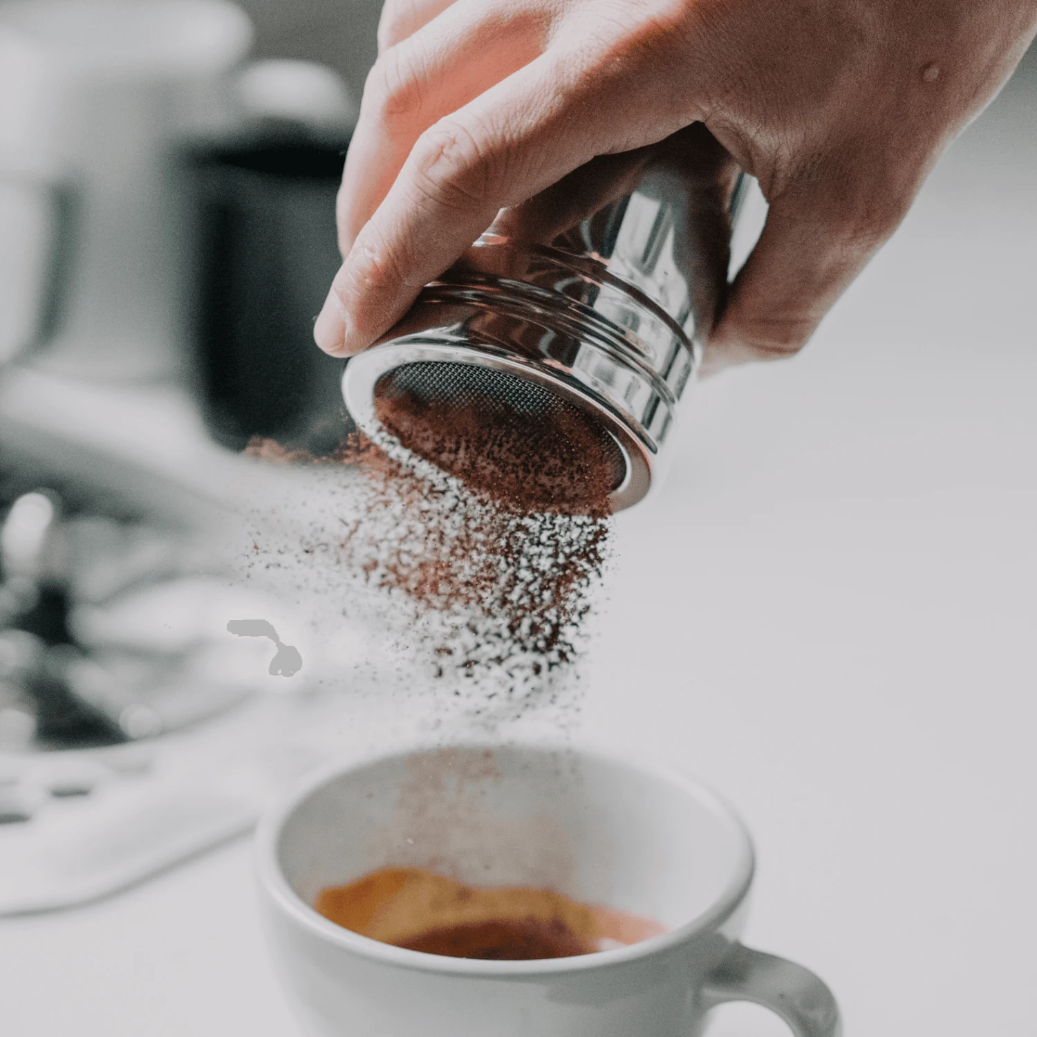 Rhino Coffee Gear Rhino Stainless Steel Cocoa Shaker Barista Accessories 1 Rhino Coffee Gear Rhino Stainless Steel Cocoa Shaker Barista Accessories