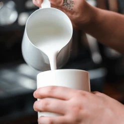 Rhino Coffee Gear Milk Pitchers Rhino Stealth White Milk Pitcher